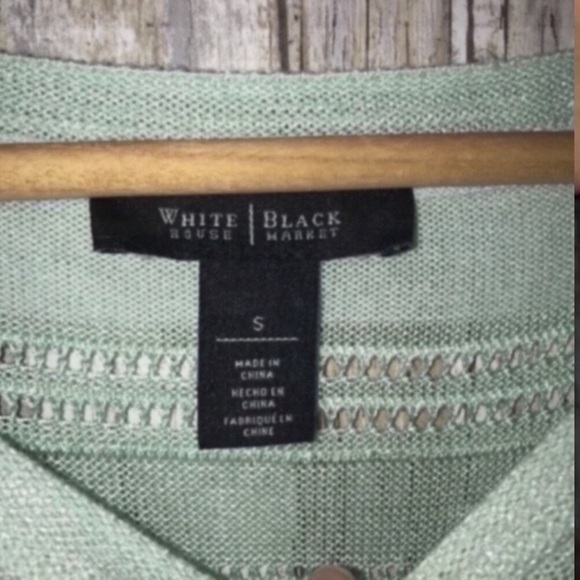 White House Black Market Waffle Knit Sweater - Picture 4 of 5